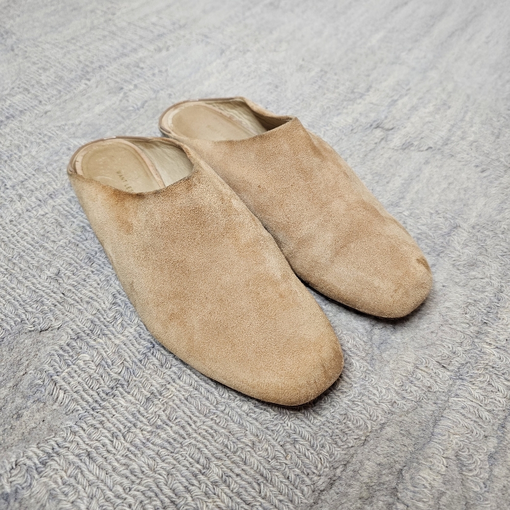 WANT Les Essentiels Beige Suede Slip-Ons - Picture 12 of 12